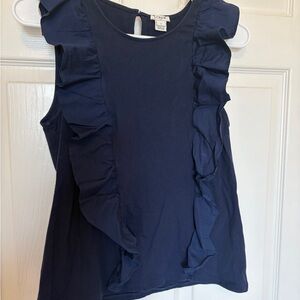 J. Crew Navy Sleeveless Top